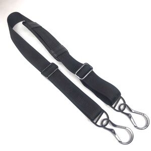 Lululemon Black Replacement Shoulder Strap Duffel Bag Tote Spell Out Adjustable